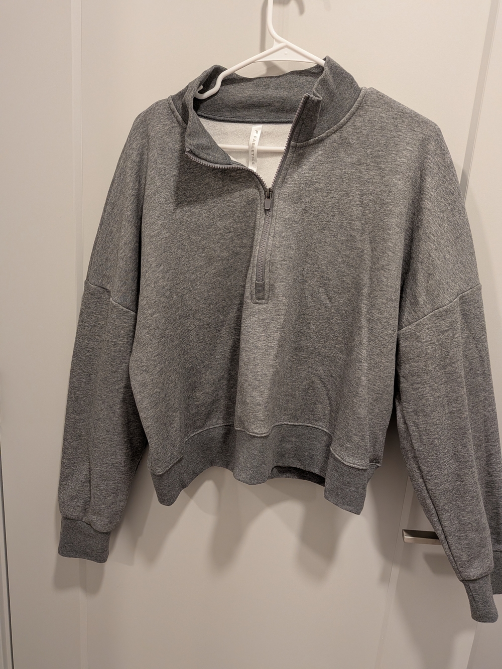 Fabletics Cropped Quarter-Zip Pullover